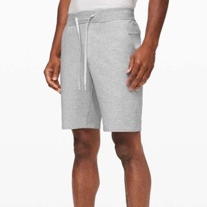 Lululemon City Sweat Short French Terry 9" Heathered Ultra Light Grey Size S